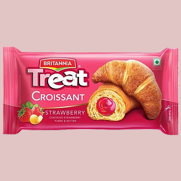 TREAT CROISSANT STRAWBERRY FLAVOUR